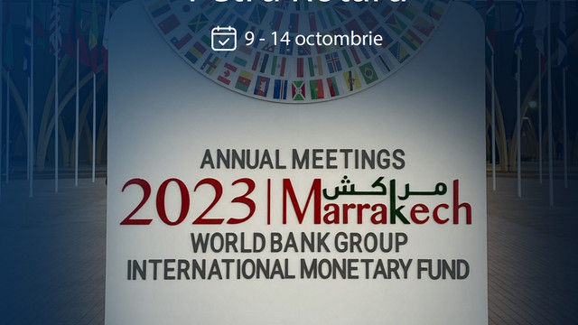 Ministrul Petru Rotaru participă la reuniunile anuale ale Grupului Băncii Mondiale și ale FMI

