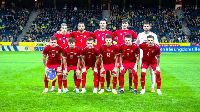 Naționala Republicii Moldova pierde amicalul cu Suedia. Urmează deplasarea din Polonia, pentru jocul din preliminariile EURO 2024