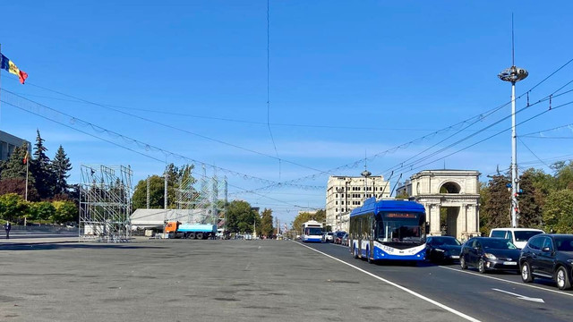 Primăria Chișinău anunță că circulația troleibuzelor va fi sistată în PMAN începând cu ora 13:00