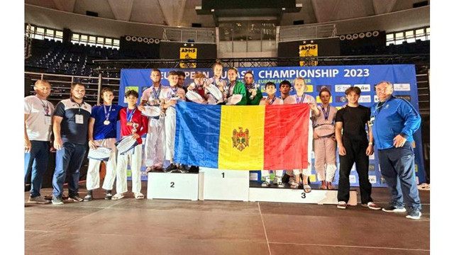 Lotul național de kurash a obținut 16 medalii la Campionatul European rezervat cadeților, juniorilor și seniorilor