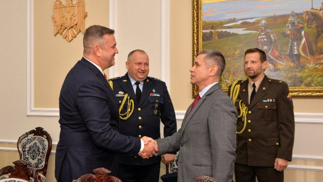 Noul ambasador leton la Chișinău, vizită la Ministerul Apărării