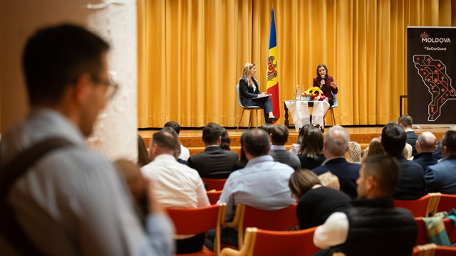 Președinta Maia Sandu a discutat la Zurich cu diaspora aflată în Elveția