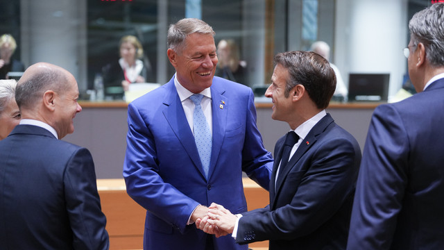 Klaus Iohannis, către liderii UE: Ucraina și R. Moldova “au nevoie să își securizeze calea europeană” prin decizia strategică de deschidere a negocierilor de aderare