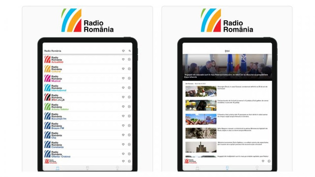 De ziua sa, radioul național a lansat aplicația Radio România. Și Radio Chișinău se regăsește în aplicație