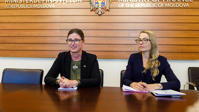 Ministrul finanțelor Petru Rotaru a avut o întrevedere cu Ambasadoarea Suediei în Republica Moldova, Katarina Fried