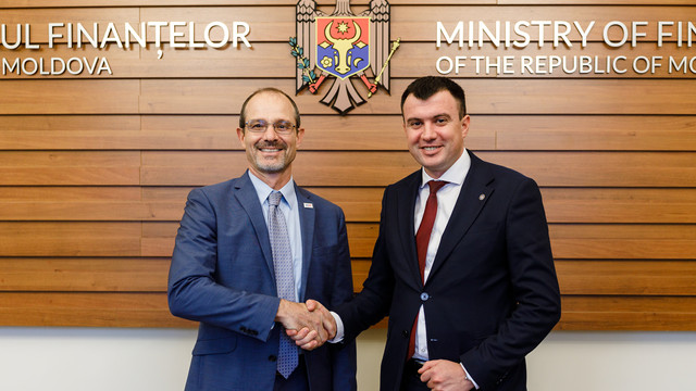 Ministrul Finanțelor, Petru Rotaru, a avut o întrevedere cu șeful USAID în Moldova, Jeff Bryan