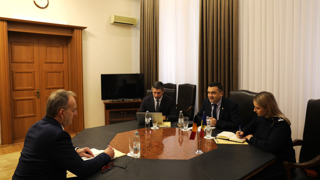 Relațiile moldo-belgiene, discutate de Ministrul Afacerilor Interne și Ambasadorul Regatului Belgiei în RM