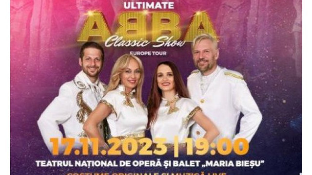 Formația de tribut ABBA, trupa ABBORN, va prezenta un show la Chișinău