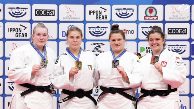 Lotul național de judo a mai cucerit o medalie la Campionatul European