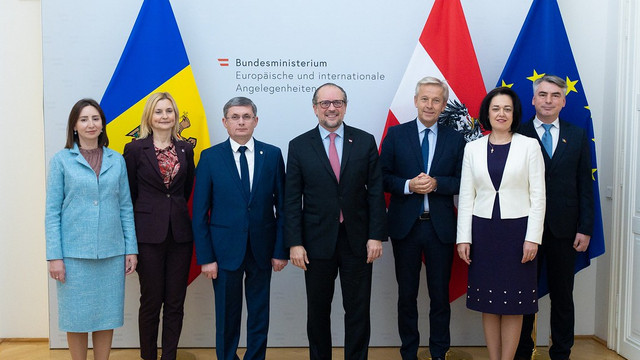 Igor Grosu a discutat cu miniștrii austrieci pentru afaceri europene și economice: „Am subliniat angajamentul și hotărârea legislativului față de agenda de reforme”