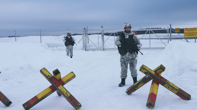 Finlanda a lăsat deschis un singur punct de trecere a frontierei cu Rusia