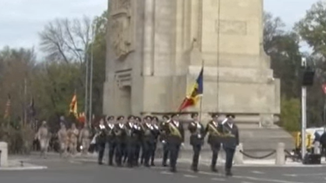 VIDEO | Ziua Națională a României. Militarii Armatei Naționale a Republicii Moldova au participat la antrenamentele pentru parada de 1 Decembrie