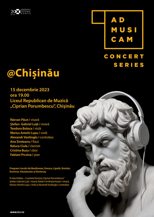 AdMusicam Concert Series ajunge în Republica Moldova