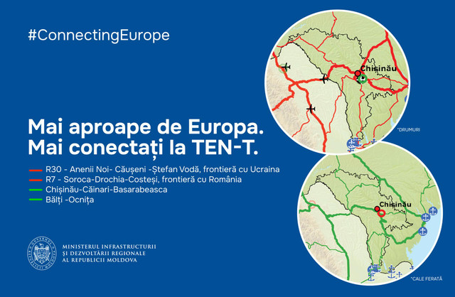 Uniunea Europeană consolidează legăturile de transport cu Republica Moldova