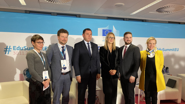 Dan Perciun a participat la Summit-ul european al educației de la Bruxelles
