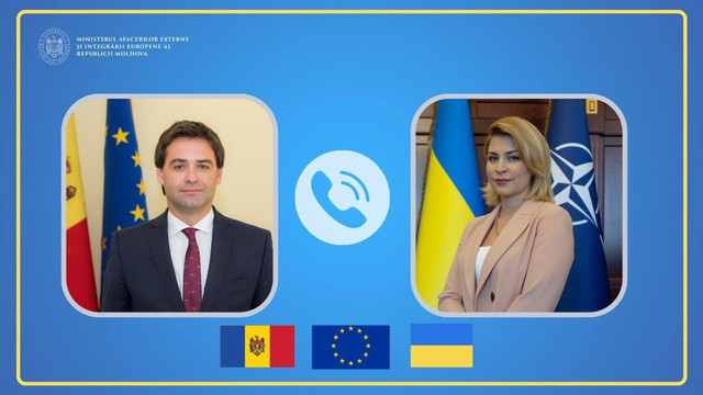 Nicu Popescu a avut o conversație telefonică cu Olha Stefanishyna, viceprim-ministru pentru Integrare Europeană și Euro-Atlantică al Ucrainei
