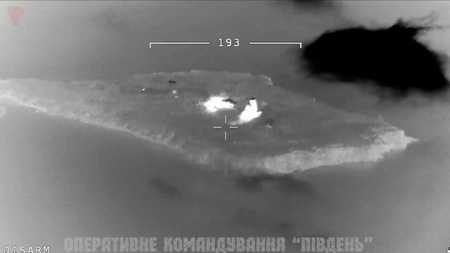 Forțele aeriene ucrainene au doborât un bombardier rusesc lângă Insula Șerpilor