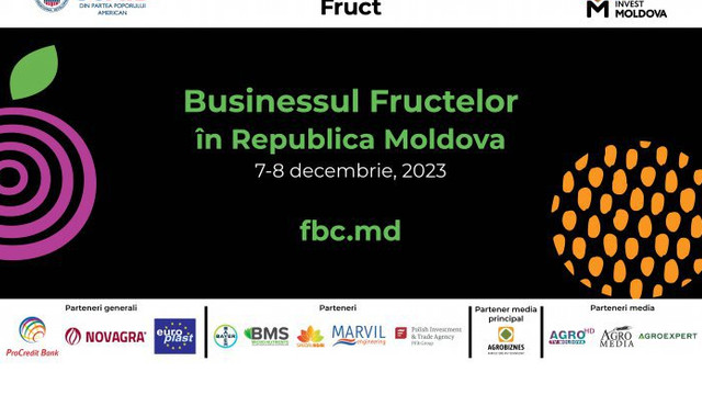 Moldova Fruct: Producătorii de fructe au nevoie de acces la credite ieftine și atragerea resurselor disponibile din programele UE