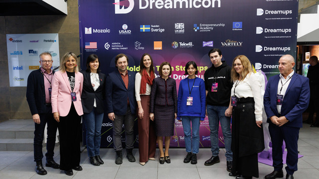 Președinta Maia Sandu la Conferința „Dreamicon”: „Împreună cu Guvernul și Parlamentul, încurajăm cultura startup-urilor” 
