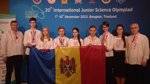 Elevi din R. Moldova au obținut medalii de argint și bronz la Olimpiada Internațională de Științe pentru Juniori