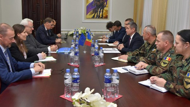 Diplomație militară: Delegație a Uniunii Europene, la Ministerul Apărării