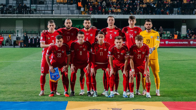 FIFA: Naționala de fotbal a R. Moldova a încheiat anul pe locul 155