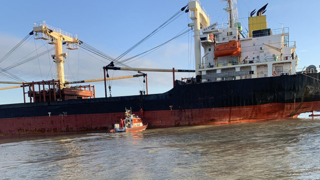 O navă cargo a lovit o mină în Marea Neagră. Nava se îndrepta spre unul din porturile Ucrainei de la Dunăre