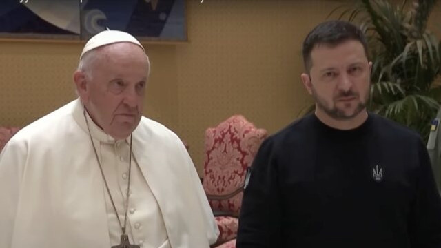 Zelenski, discuție cu Papa Francisc legată de situația războiului din Ucraina