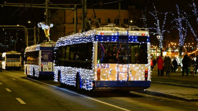 Cum va circula transportul public din Chișinău în seara de Revelion