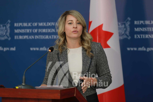 Ministra de Externe a Canadei, la Chișinău: „Canada este determinată să își unească forțele cu Uniunea Europeană în lupta cu dezinformarea rusă”