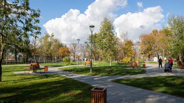 „Satul European”: La Stăuceni a fost construit un parc modern, cu o investiție de circa 9 milioane de lei