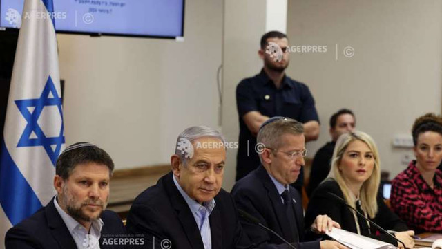 Israel: Guvernul va aproba un buget de război pe anul 2024