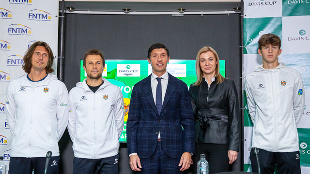 Echipa R. Moldovei este pregătită de Davis Cup 2024