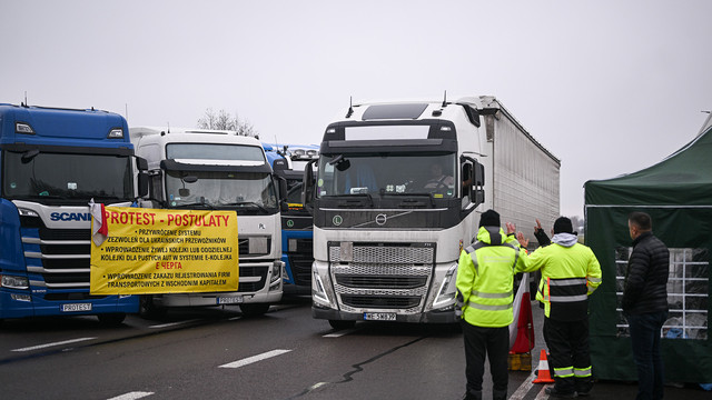 ANTA anunță că au fost suspendate acțiunile de protest la punctele de trecere a frontierei polono-ucrainene