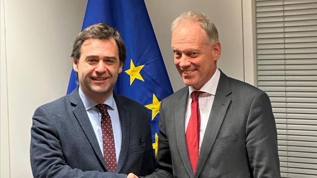Nicu Popescu, întrevedere la Bruxelles cu directorul general pentru vecinătate și extindere al UE Gert-Jan Koopman