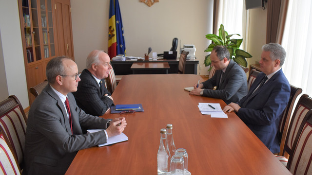 Oleg Serebrian a avut o întrevedere cu Ambasadorul Statelor Unite ale Americii la Chișinău, E.S. Kent D. Logsdon