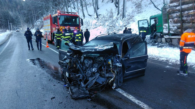 Un tânăr din Republica Moldova a ajuns la un spital din România, după un accident produs în județul Bistrița