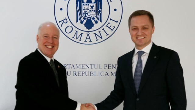 Secretarul de stat al DRRM l-a primit la București pe ambasadorul SUA la Chișinău