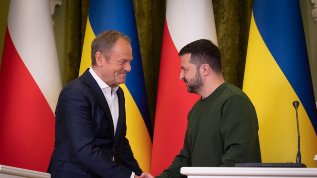 “Aici, în Ucraina, trece frontul mondial între bine și rău”: Tusk și Zelenski au agreat startul negocierilor unui acord bilateral de securitate Polonia-Ucraina