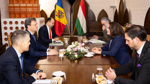 Dorin Recean în vizită la Budapesta. Premierul Republicii Moldova s-a întâlnit cu președinta Ungariei, Katalin Novák