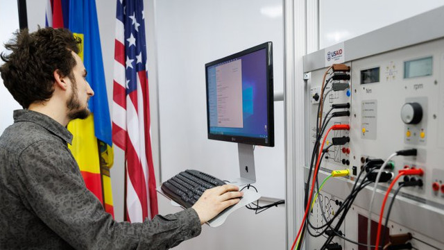 Laboratoarele UTM au fost dotate cu echipamente pentru studiul vehiculelor electrice, cu sprijinul SUA și al Marii Britanii