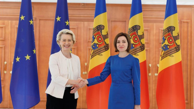Președinta Maia Sandu  a avut o convorbire la telefon cu Președinta Comisiei Europene, Ursula von der Leyen