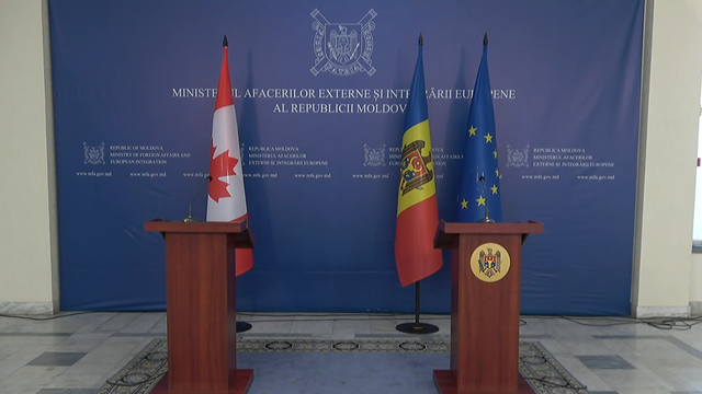 LIVE | Conferință de presă susținută de ministrul afacerilor externe al Republicii Moldova, Mihai Popșoi, și ministra afacerilor externe a Canadei, Mélanie Joly