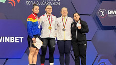 Elena Erighina a cucerit trei medalii de argint la Europenele de la Sofia