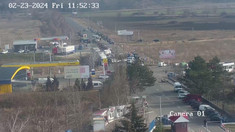 Fermierii protestatari au blocat drumul spre PTF Leușeni-Albița