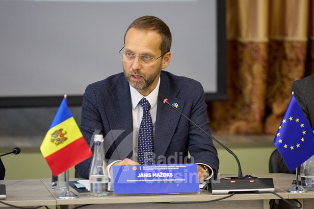 Janis Mazeriks | UE va continua să sprijine Rep. Moldova cu expertiză și cei mai buni specialiști