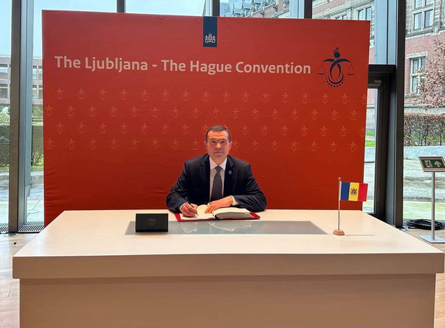 Republica Moldova a semnat Convenția de la Ljubjiana - Haga