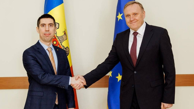 Șeful diplomației Republicii Moldova Mihai Popșoi a avut o întrevedere cu ambasadorul Ucrainei, Marko Shevchenko