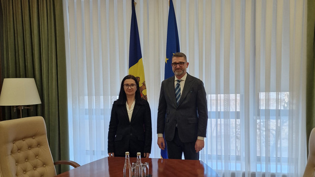 Ambasadorul Cristian-Leon Țurcanu a asigurat-o de tot sprijinul României pe viceprim-ministra pentru integrare europeană a R. Moldova, Cristina Gherasimov