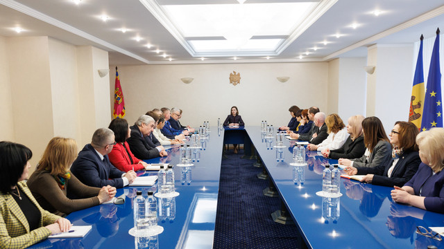 Maia Sandu a discutat cu profesorii și rectorii despre referendumul pentru aderarea Moldovei la UE